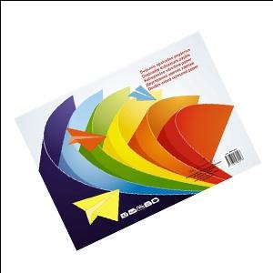 Апликационная бумага SMILTAINIS A3/8 цветов двухсторонняя, 16 листов