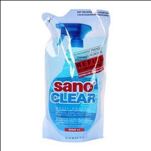 SANO Sanoclear Refill 750мл. средство для мытья стёкол
