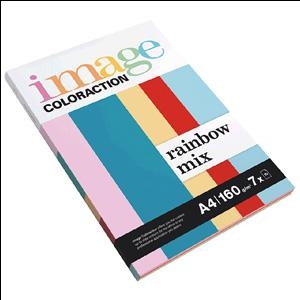 Бумага Image Coloraction Rainbow Mix A4 160г/м2 7x10 листов