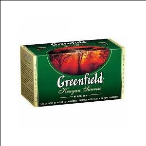 Чай GREENFIELD Kenyan Sunrice черный 25x2 гр