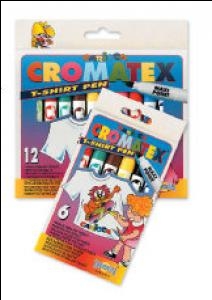 Фломастеры по текстилю CROMATEX 6 цветов