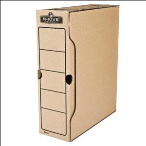 Архивная коробка FELLOWES 100мм, коричневый гофрированный картон