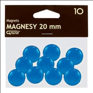 Magnēti 20 mm,  zila krāsa PL